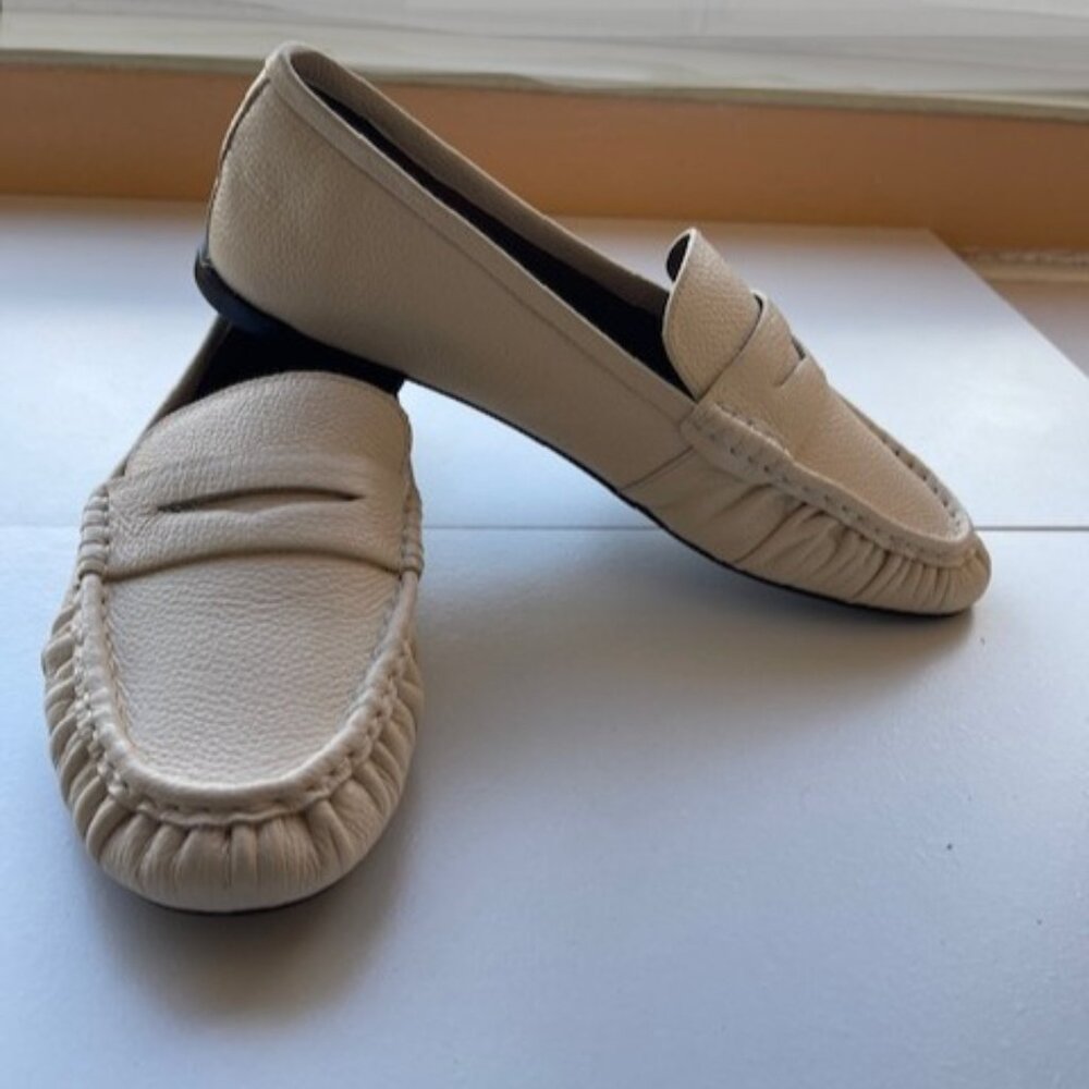 Zara Cream Loafer size 40 Never Worn - Picture 2 of 5